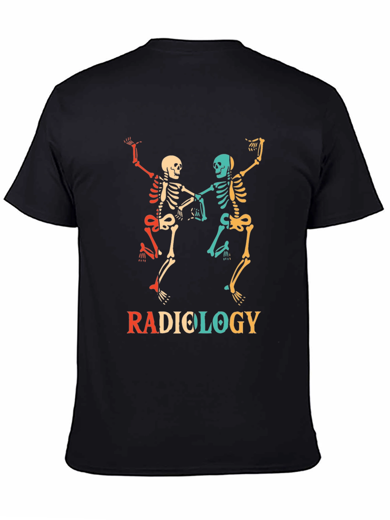 Radiology Skeleton T-Shirt - Retro Design