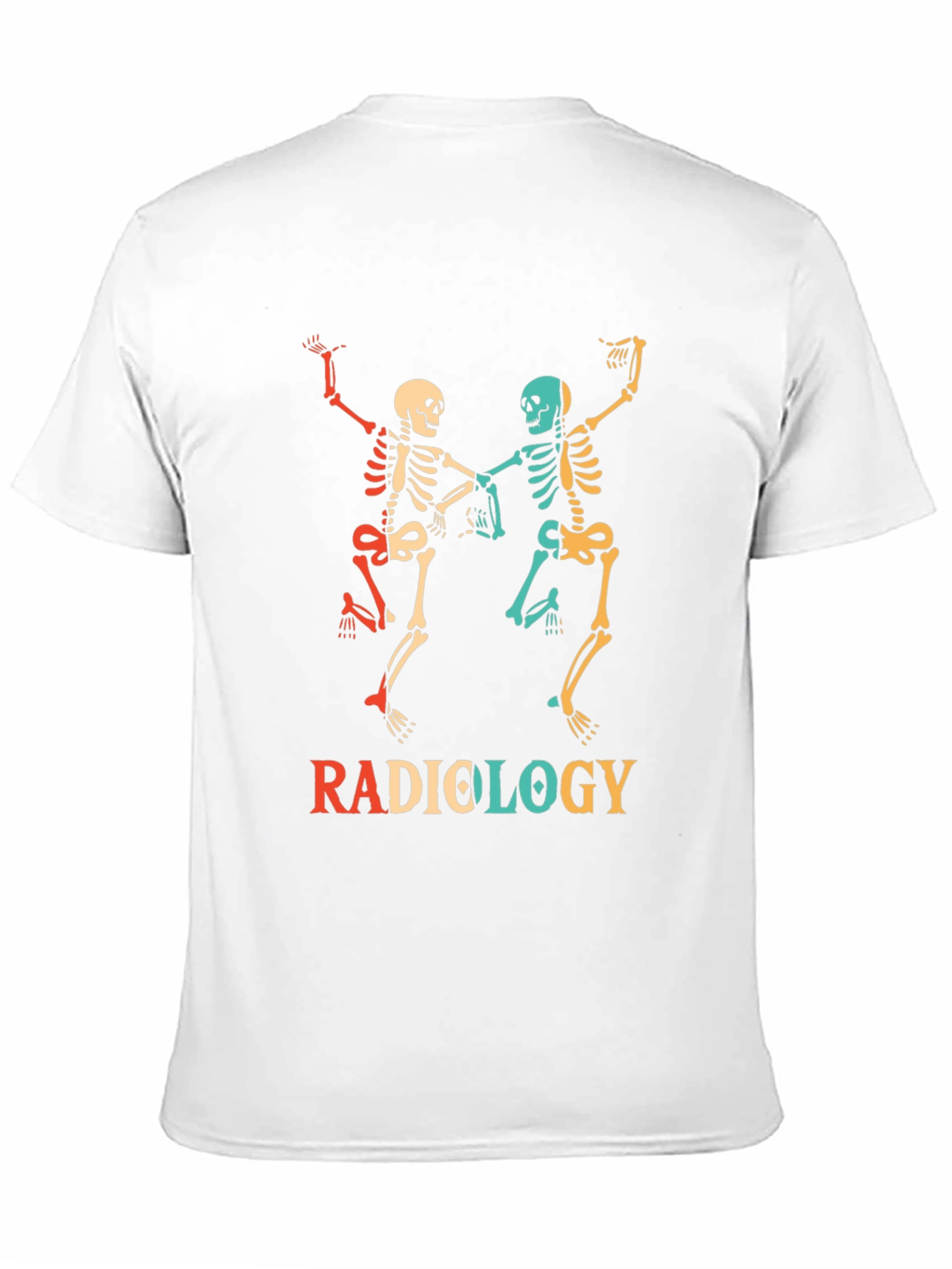 Radiology Skeleton T-Shirt - Retro Design