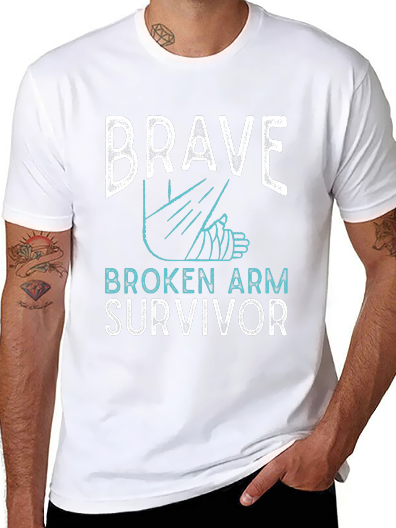 Brave Broken Arm Survivor T-Shirt