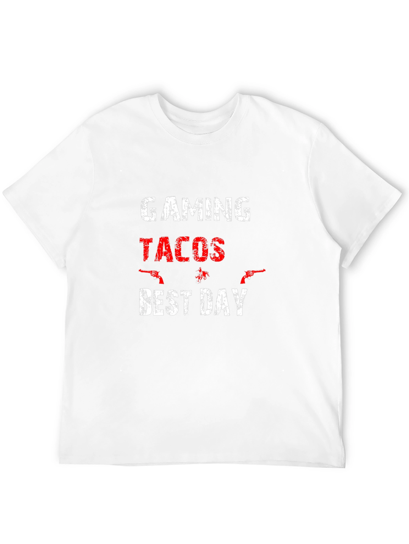 Gaming Tacos Best Day Black T-Shirt