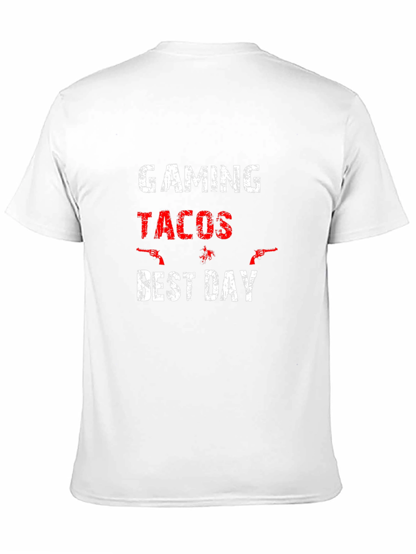 Gaming Tacos Best Day Black T-Shirt