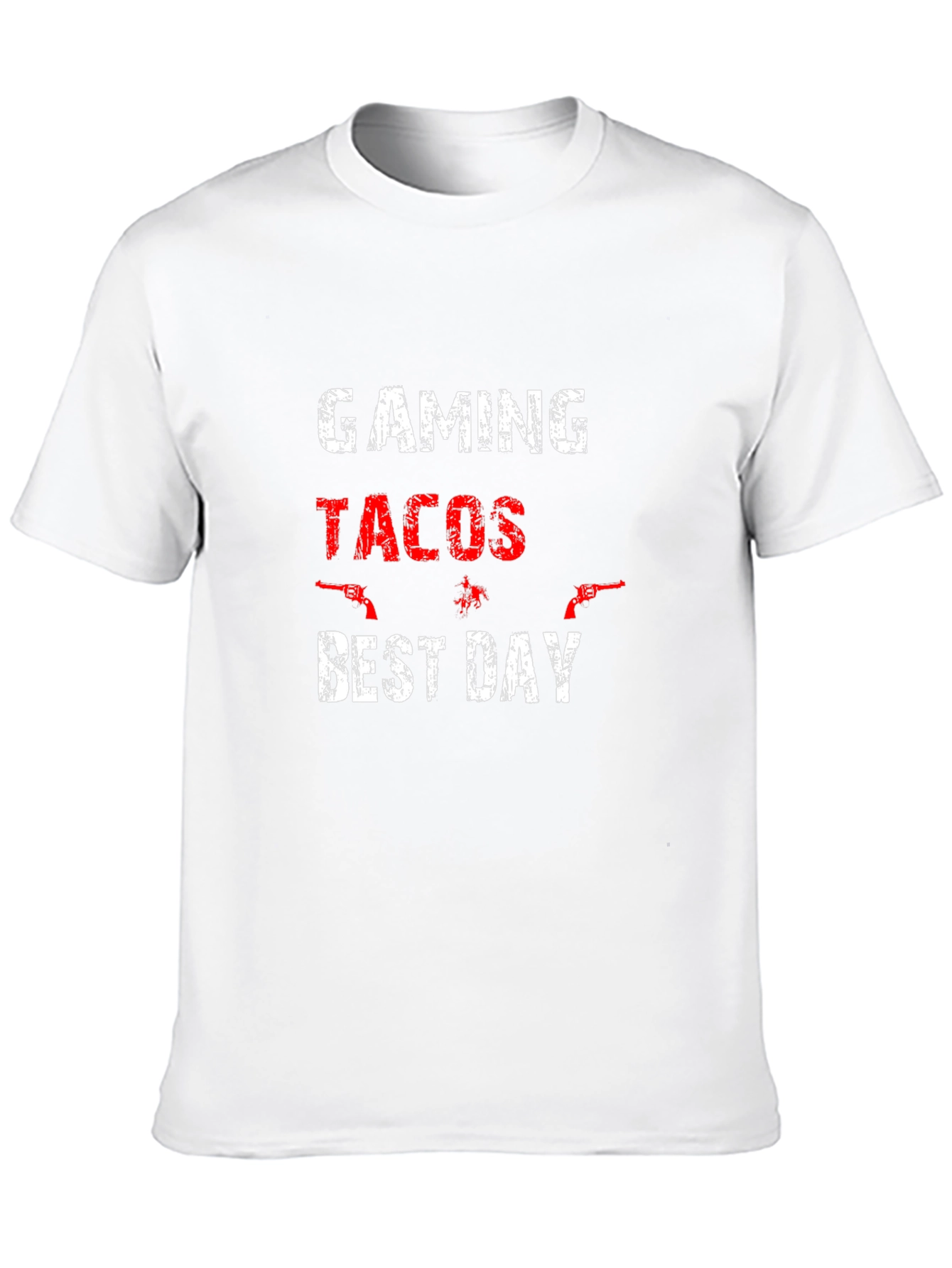 Gaming Tacos Best Day Black T-Shirt