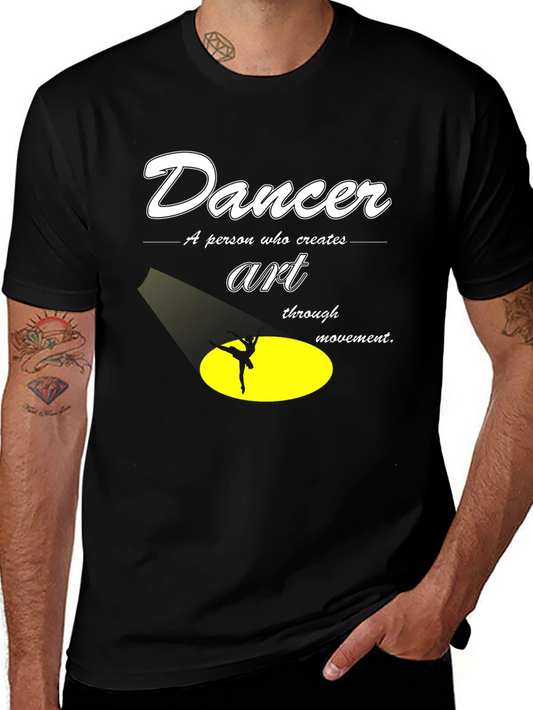 Dancer Art Graphic T-Shirt - Movement Creates Art