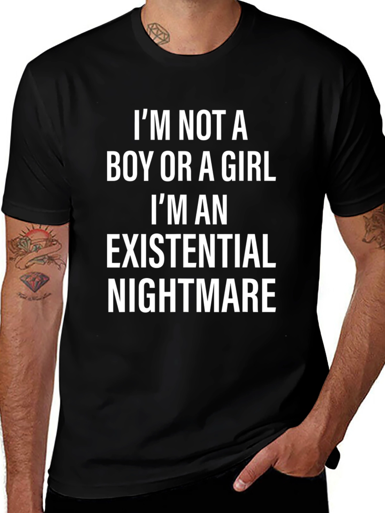 Existential Nightmare T-Shirt - Unisex Black Tee