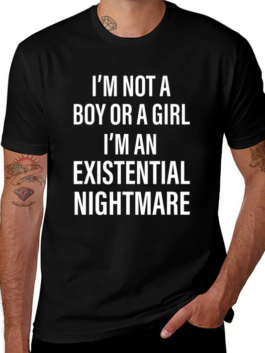 Existential Nightmare T-Shirt - Unisex Black Tee