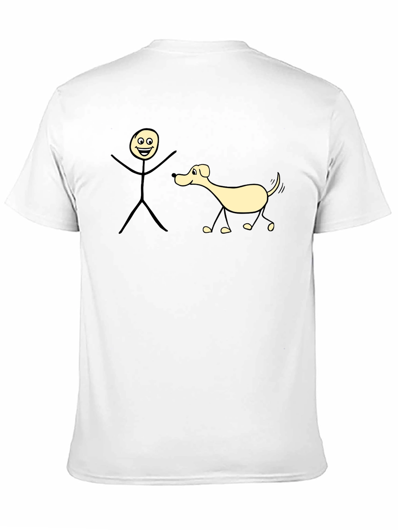 Funny Stick Figure Dog T-Shirt
