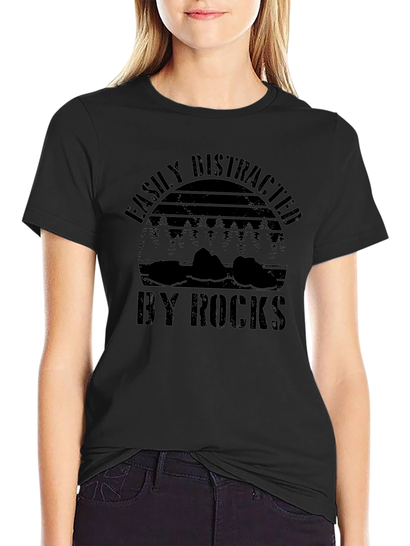Easily Distracted by Rocks T-Shirt