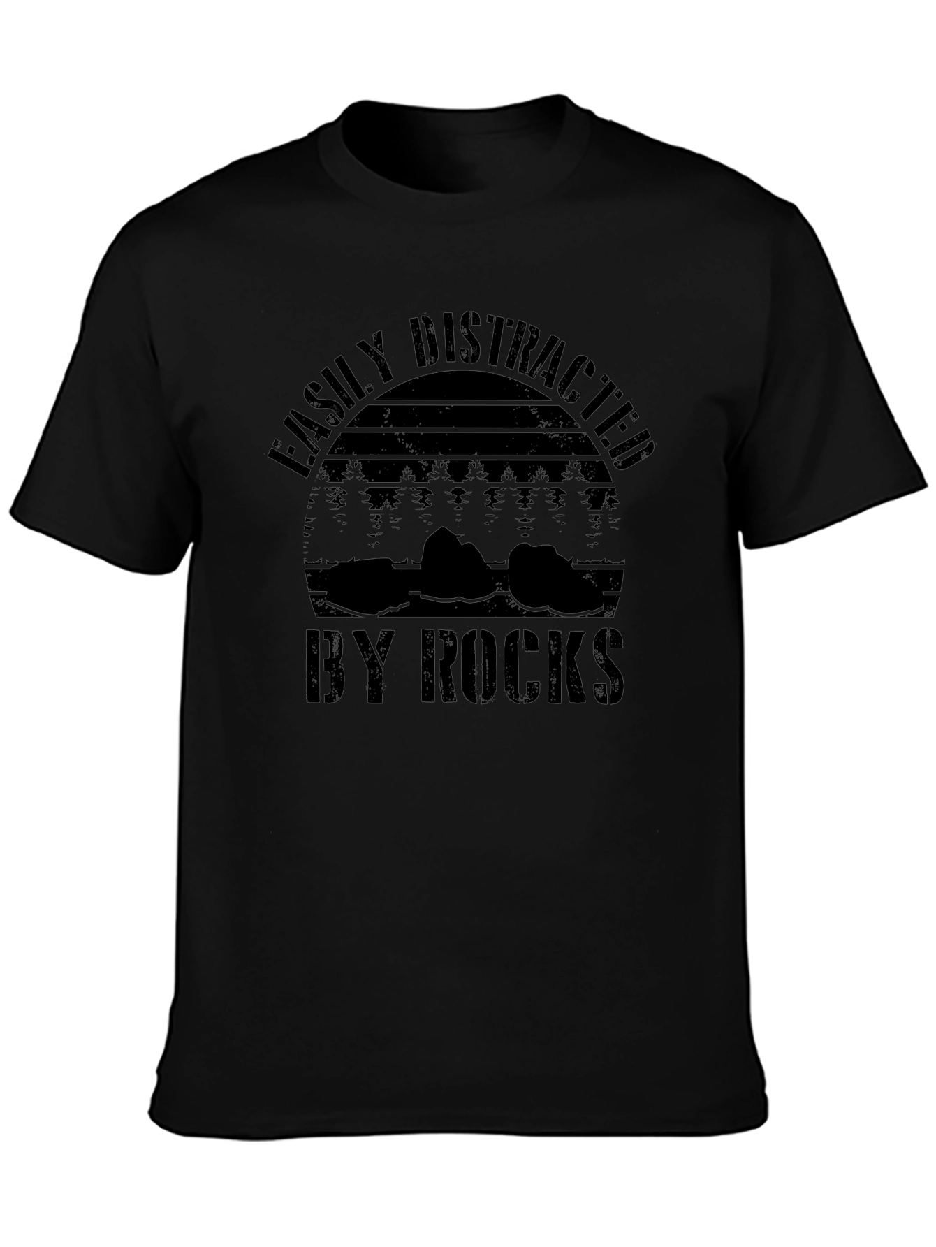 Easily Distracted by Rocks T-Shirt