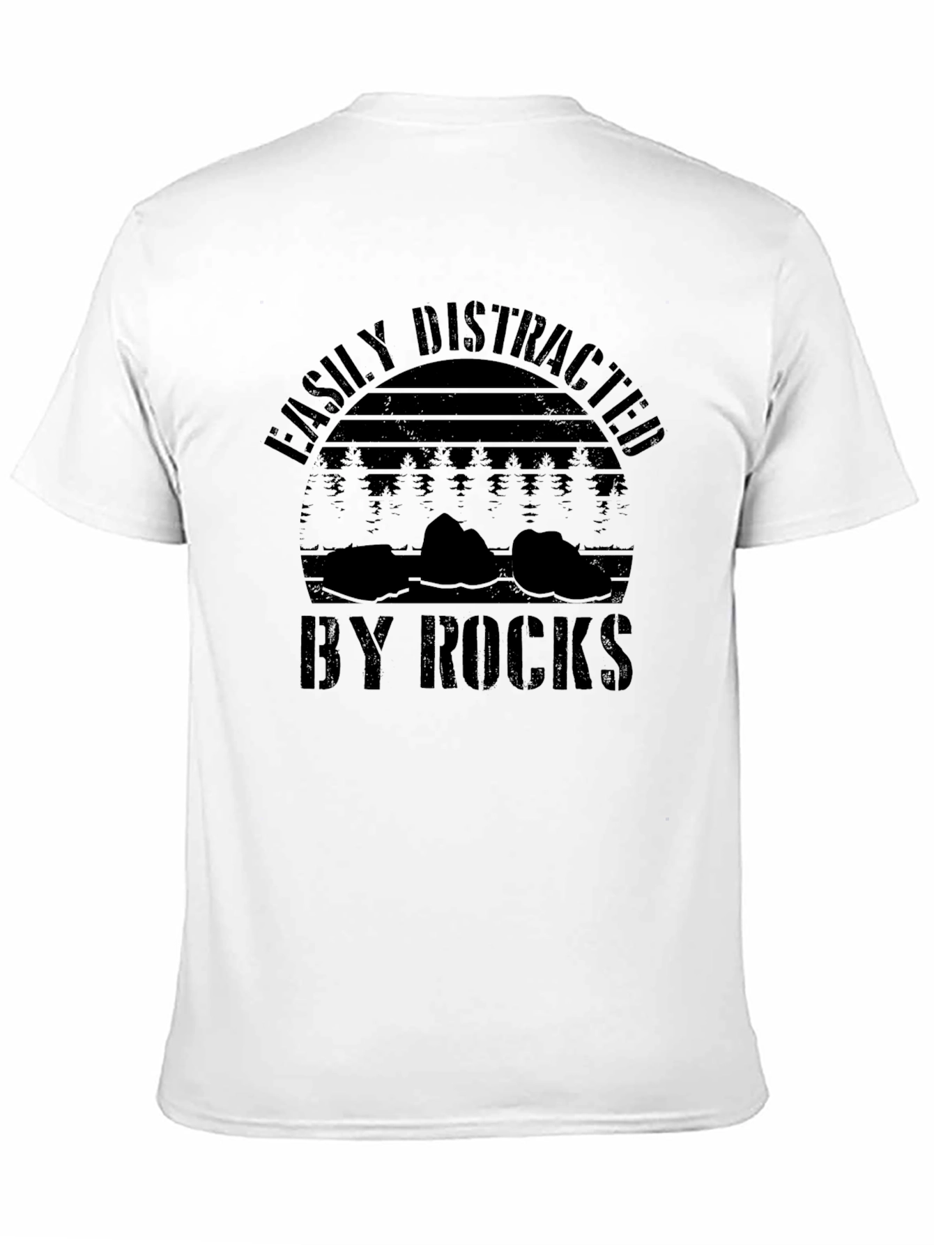 Easily Distracted by Rocks T-Shirt