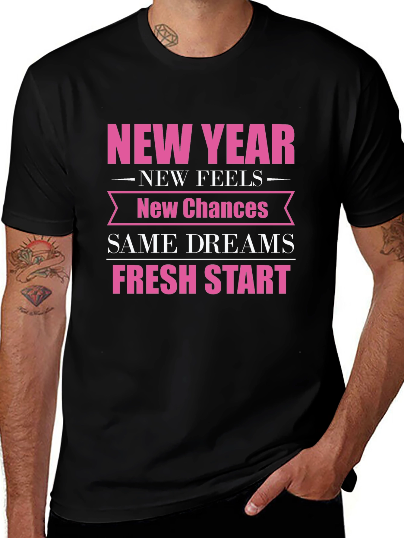 New Year New Feels Graphic T-Shirt