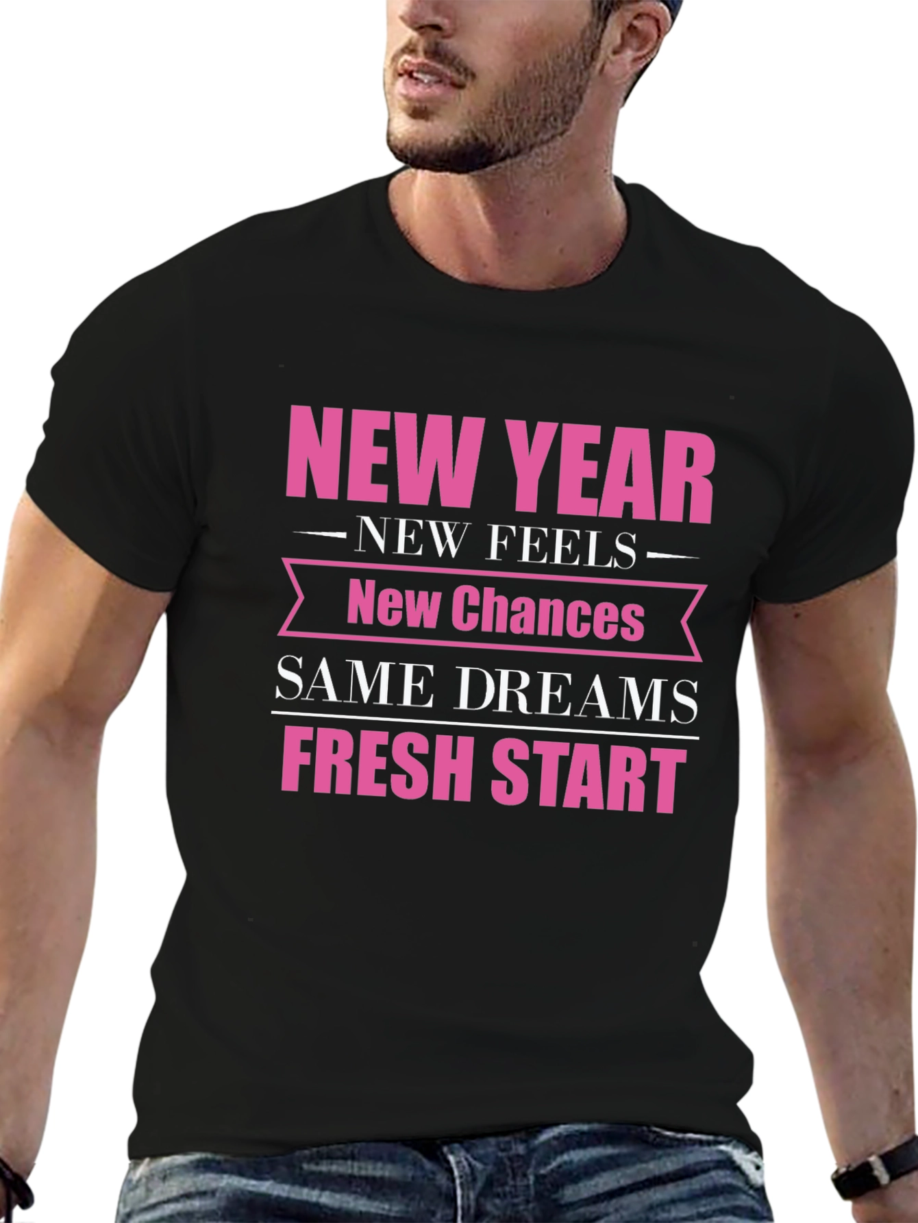 New Year New Feels Graphic T-Shirt