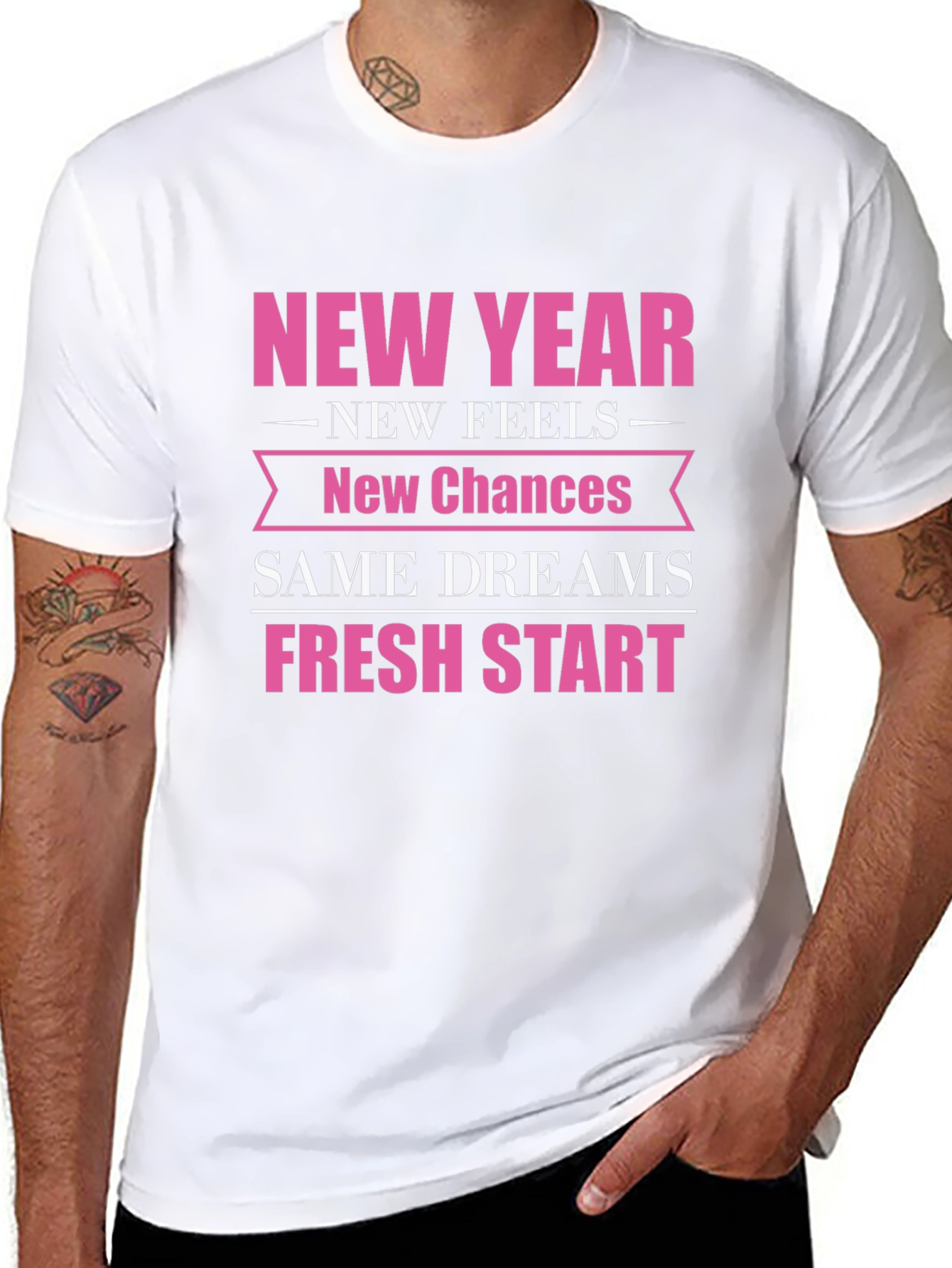 New Year New Feels Graphic T-Shirt