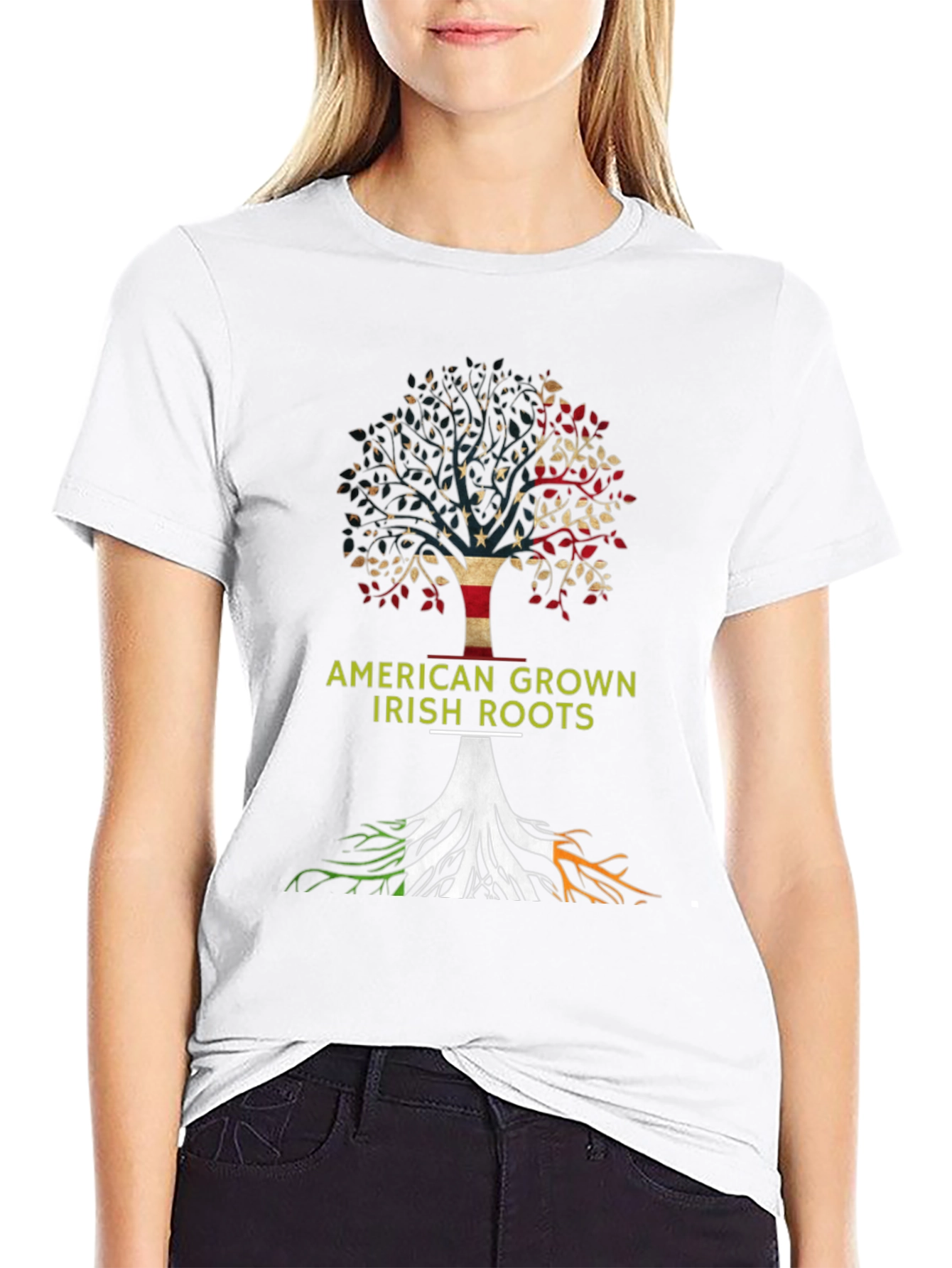 American Grown Irish Roots Graphic Tee