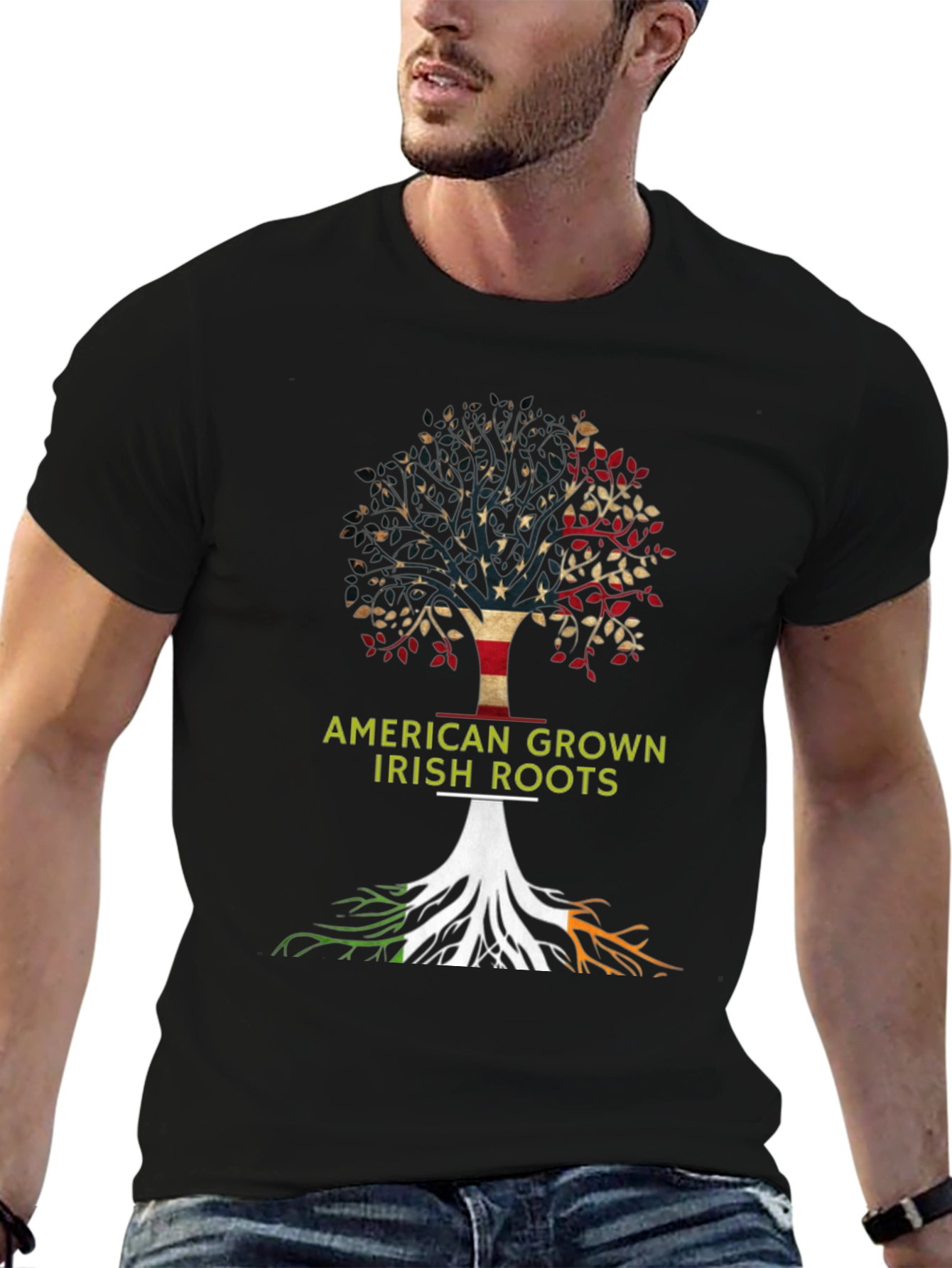 American Grown Irish Roots Graphic Tee