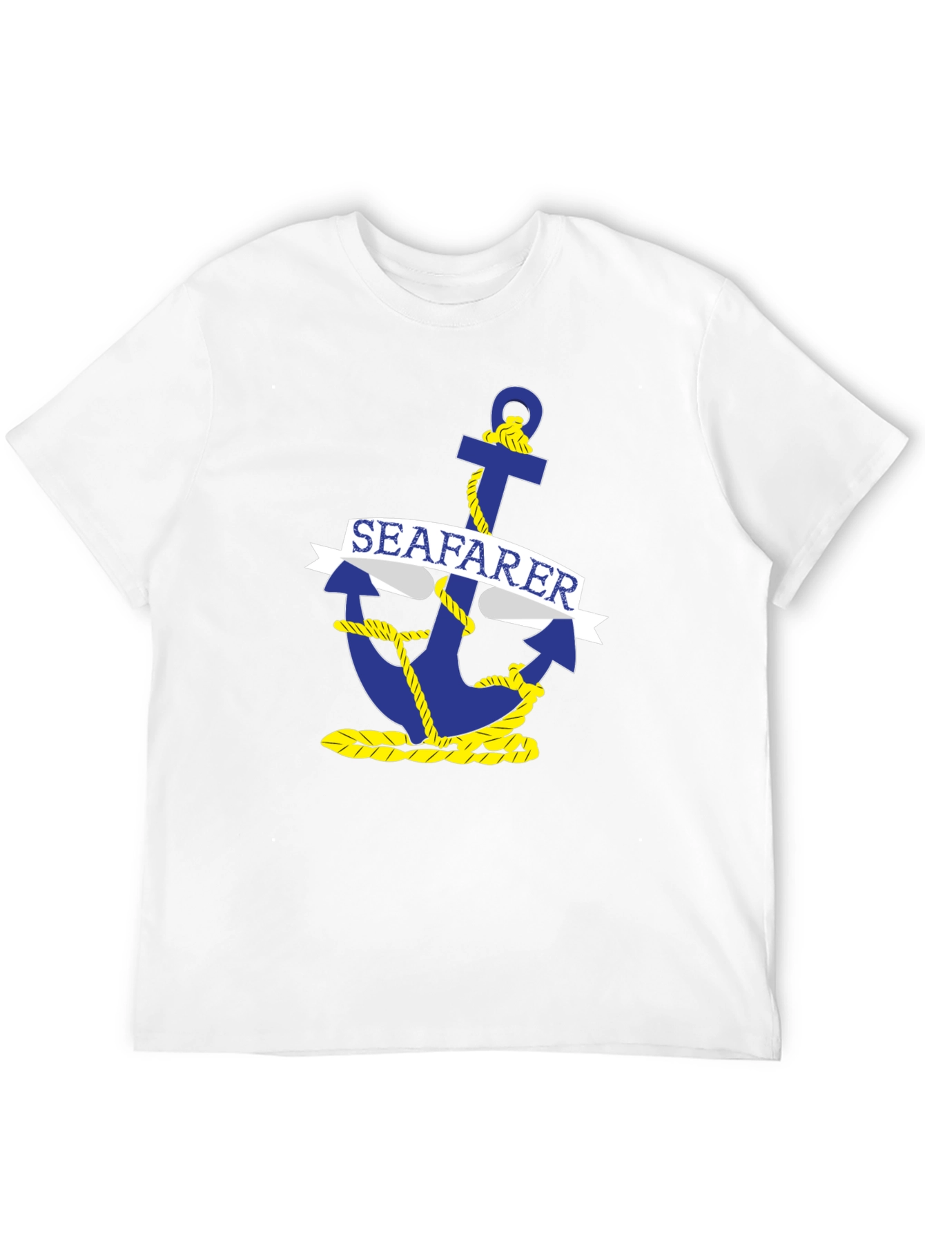 Seafarer Anchor Graphic T-Shirt - Maritime Nautical Tee
