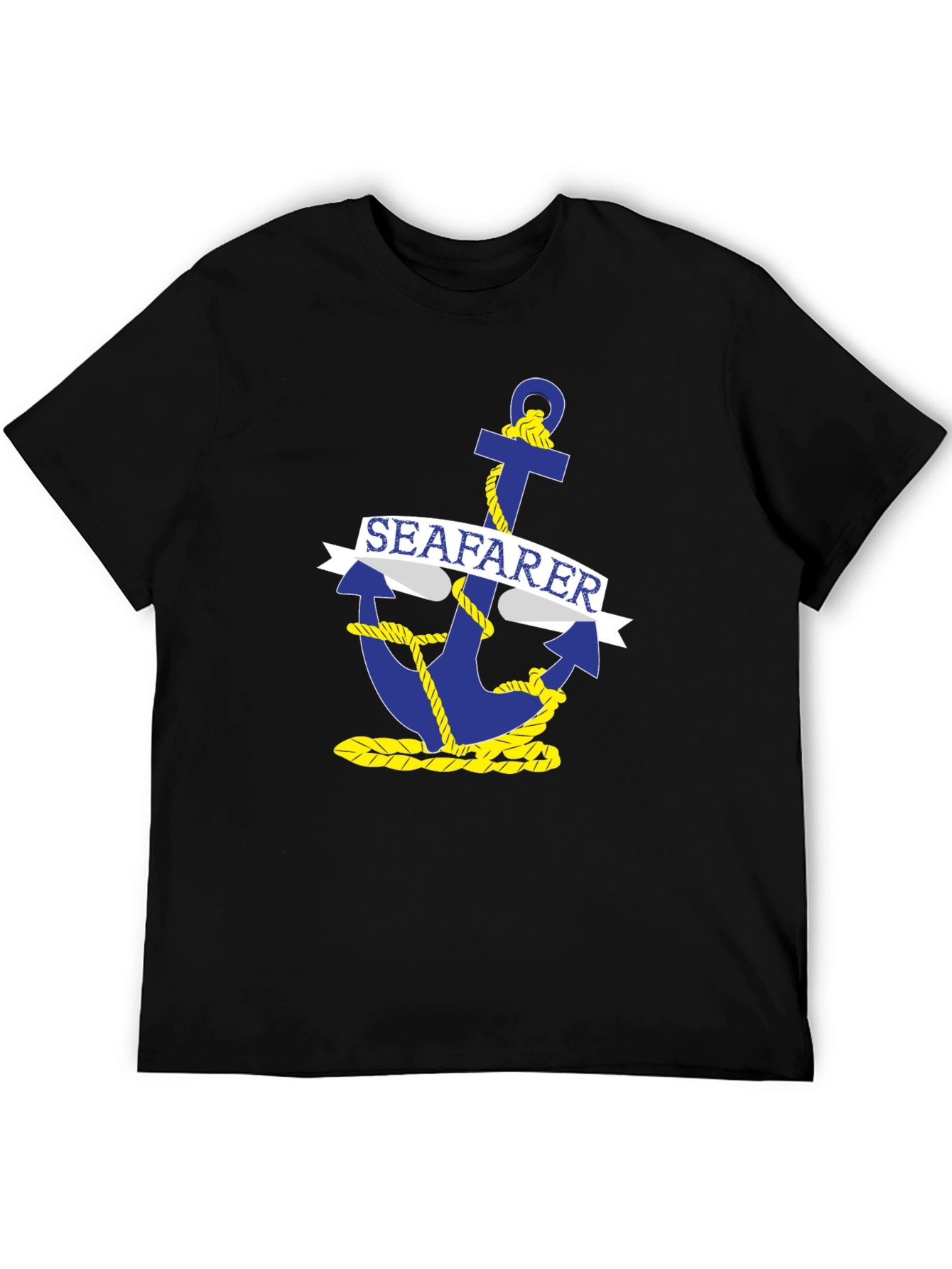 Seafarer Anchor Graphic T-Shirt - Maritime Nautical Tee
