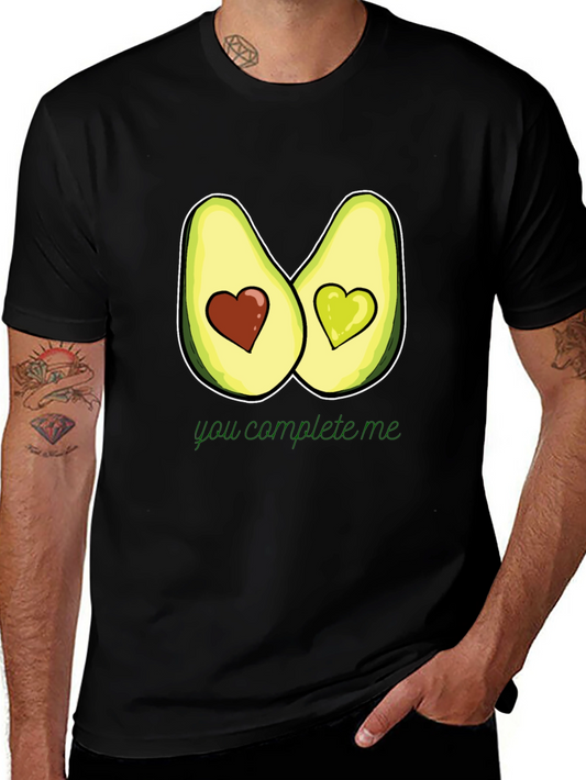 Avocado Heart T-Shirt - You Complete Me