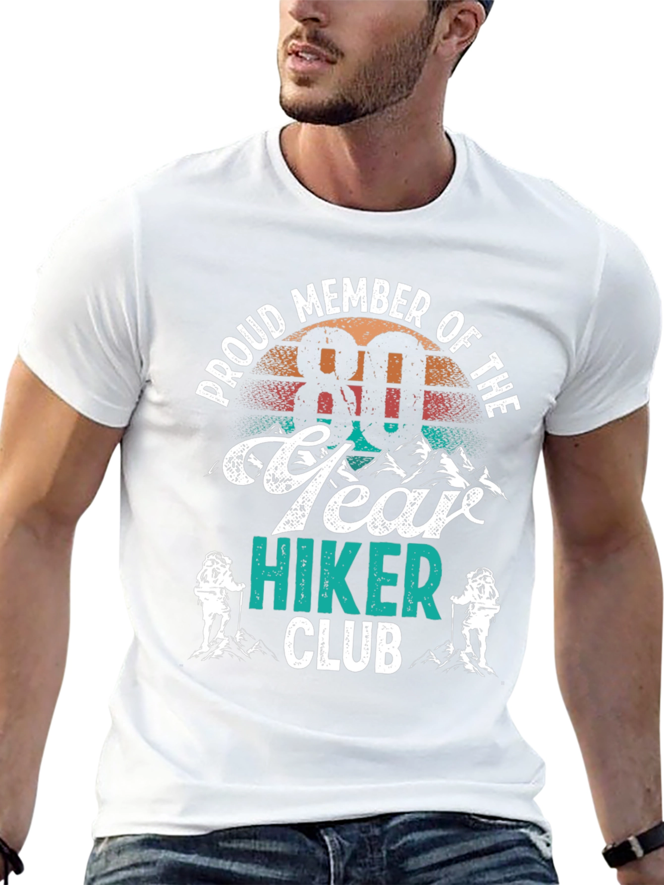 80 Year Hiker Club T-Shirt