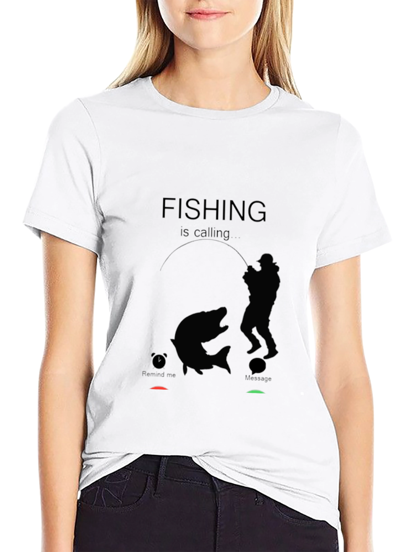 Fishing is Calling T-Shirt - Angler Humor Tee