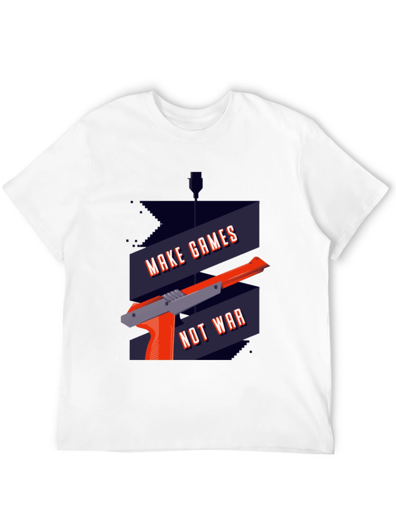 Make Games Not War Graphic T-Shirt