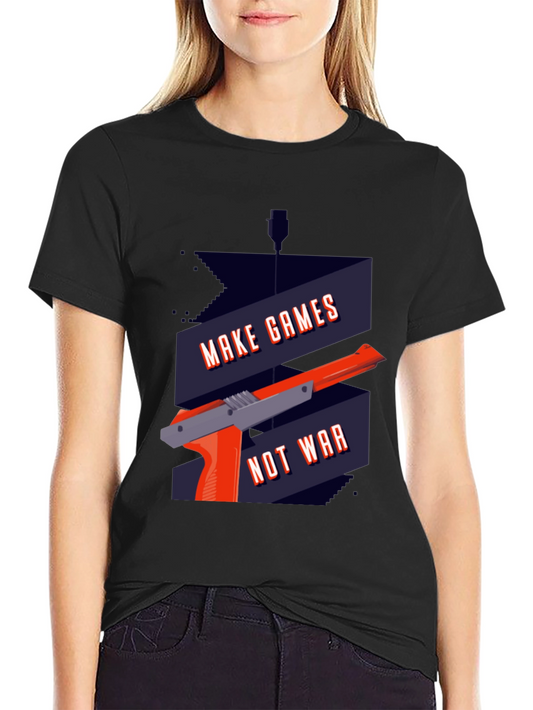 Make Games Not War Graphic T-Shirt