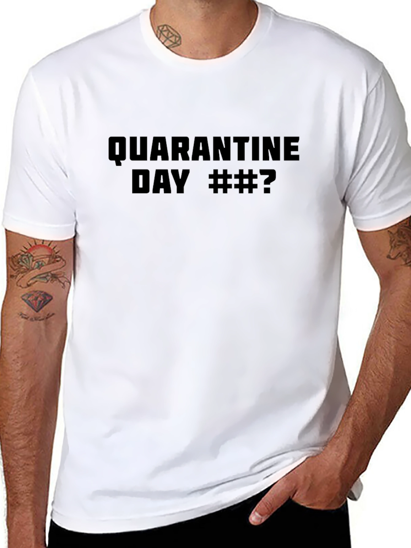 Quarantine Day T-Shirt Funny Lockdown Tee