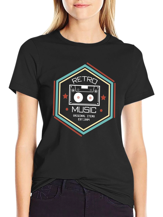 Retro Music T-Shirt - Vintage Style Tee