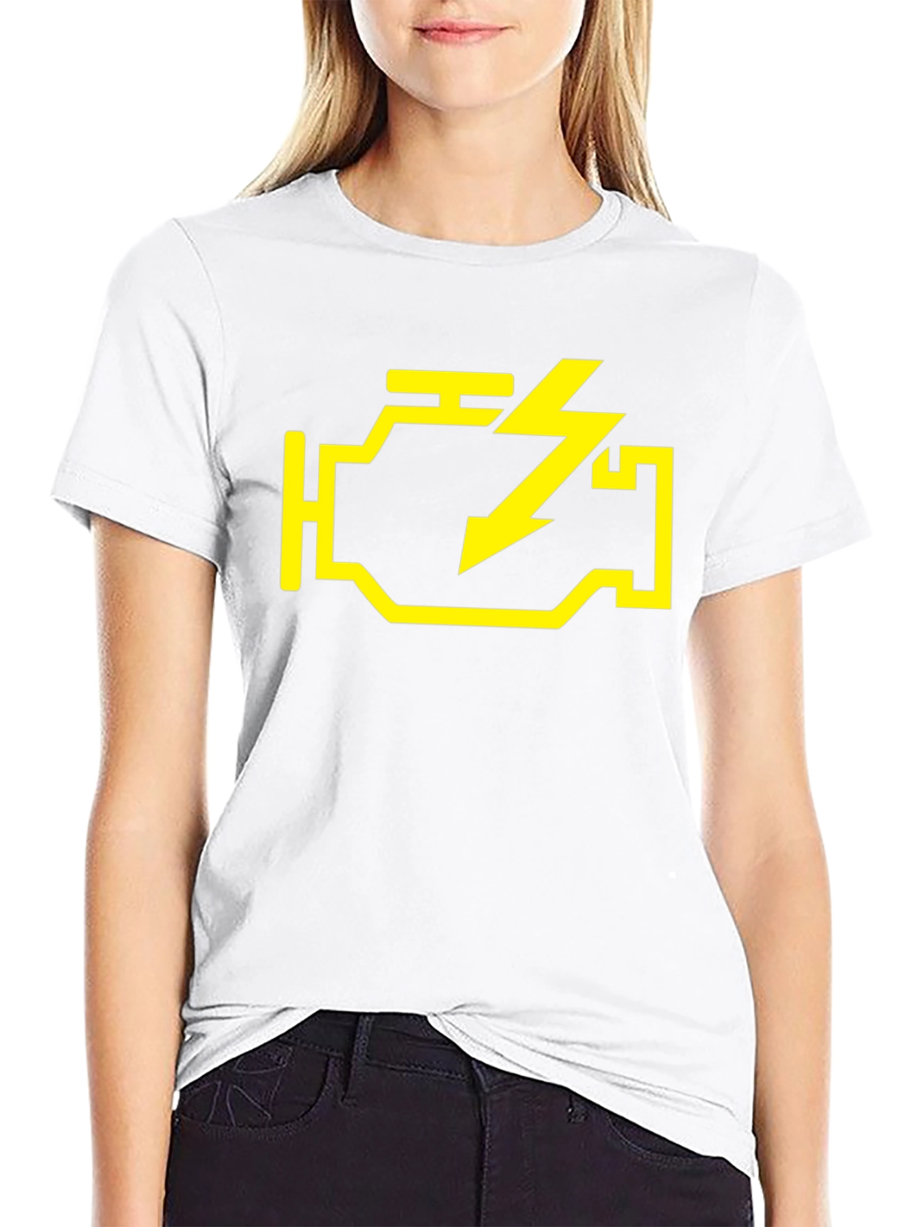 Check Engine Light T-Shirt - Mechanic Humor