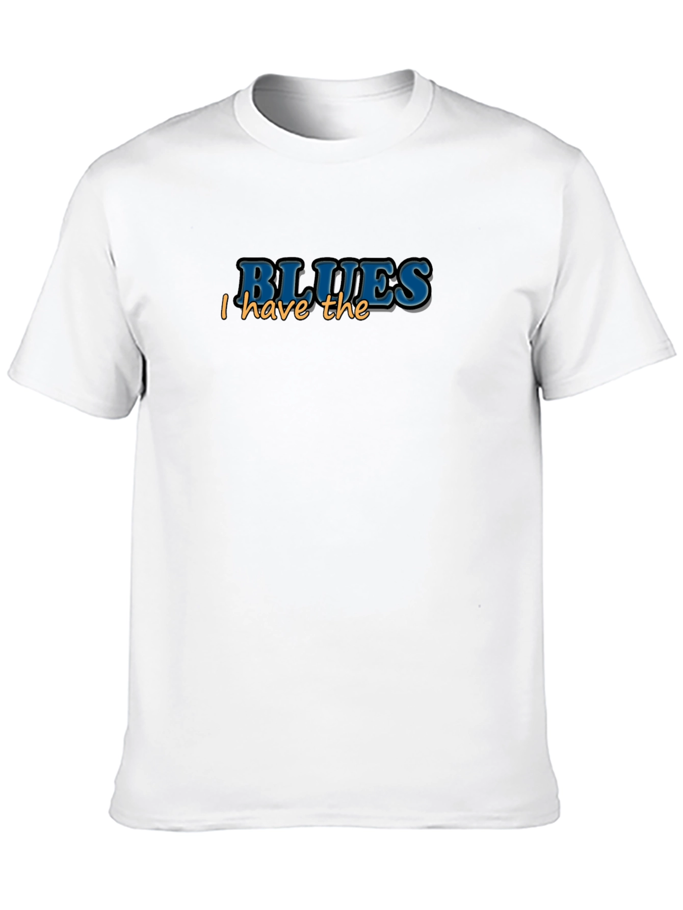 I Have The Blues Black T-Shirt