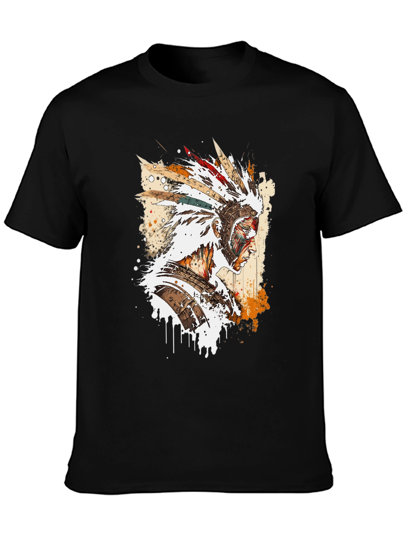 Native American Headdress T-Shirt - Graphic Tee