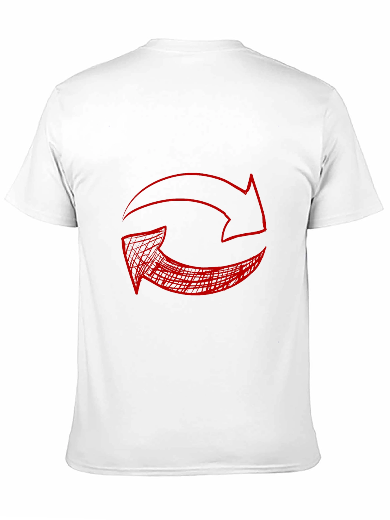Red Arrow Graphic Black T-Shirt