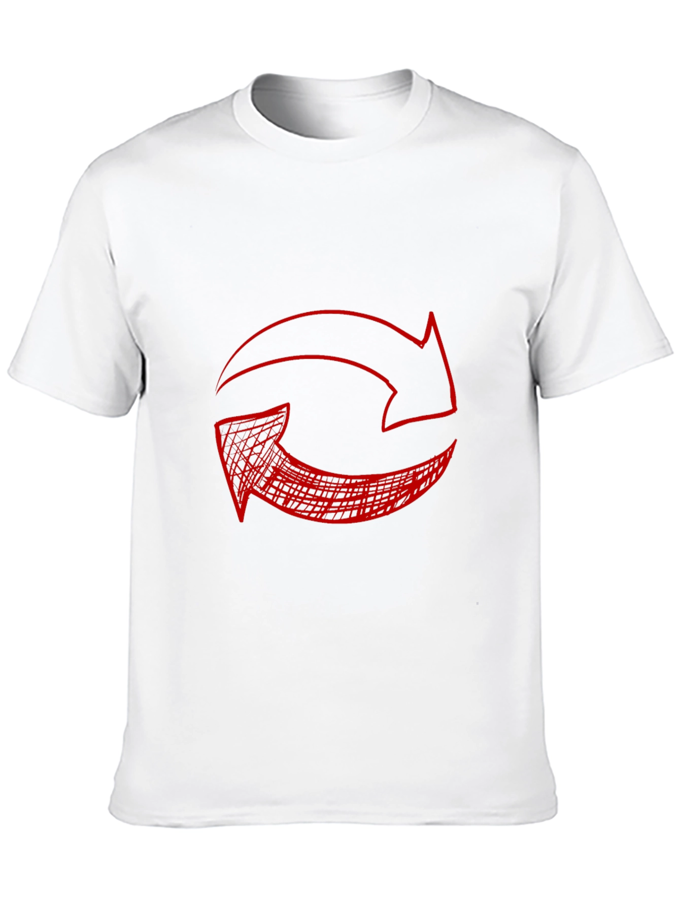 Red Arrow Graphic Black T-Shirt