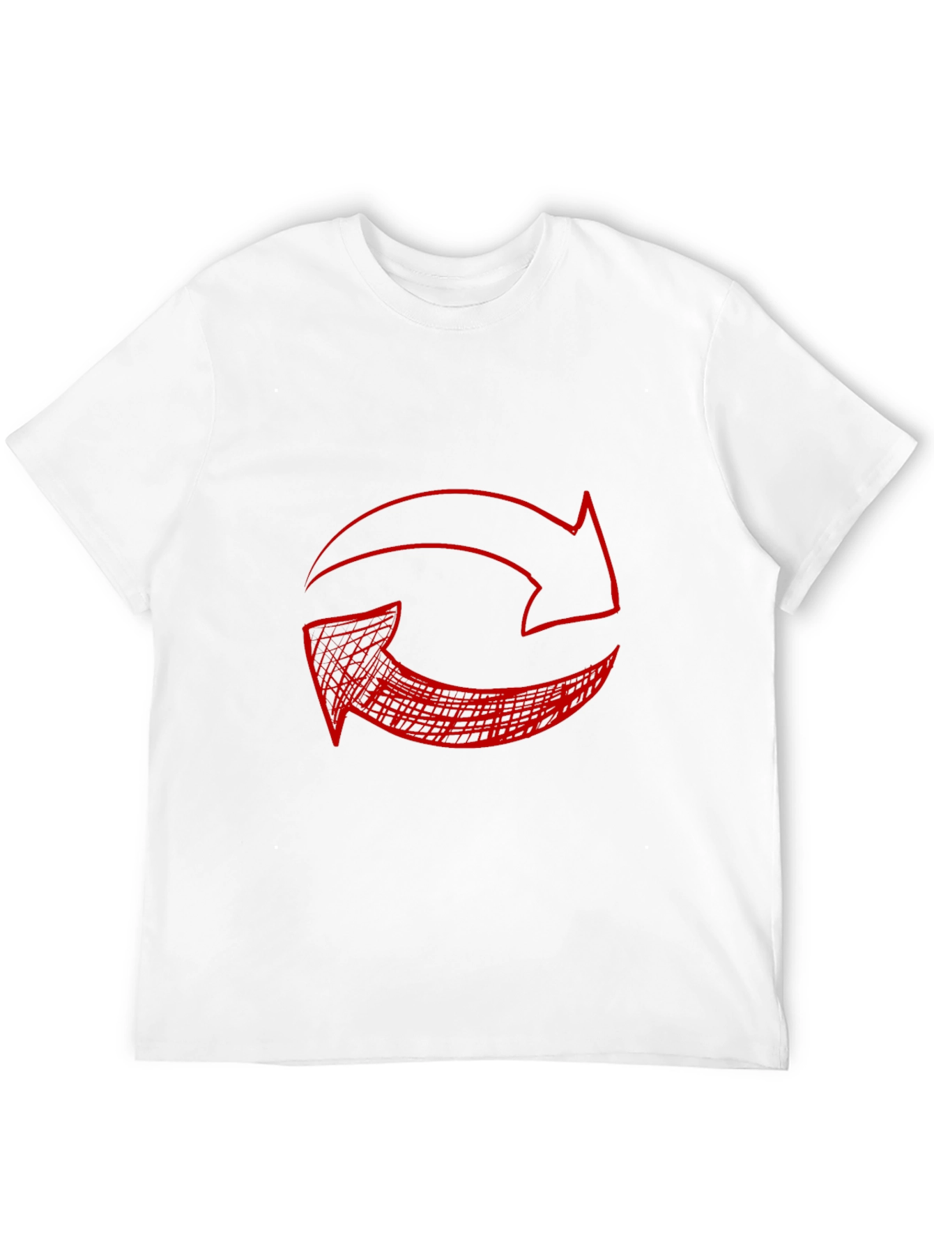 Red Arrow Graphic Black T-Shirt