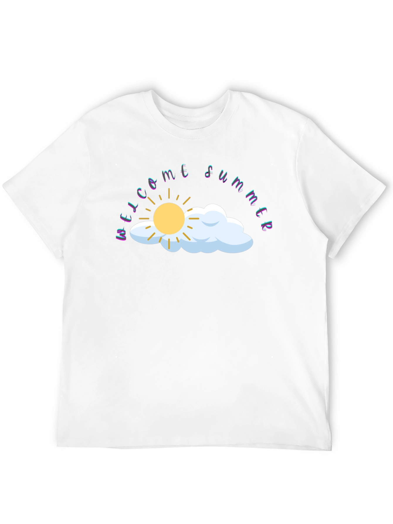 Welcome Summer Black Graphic Tee