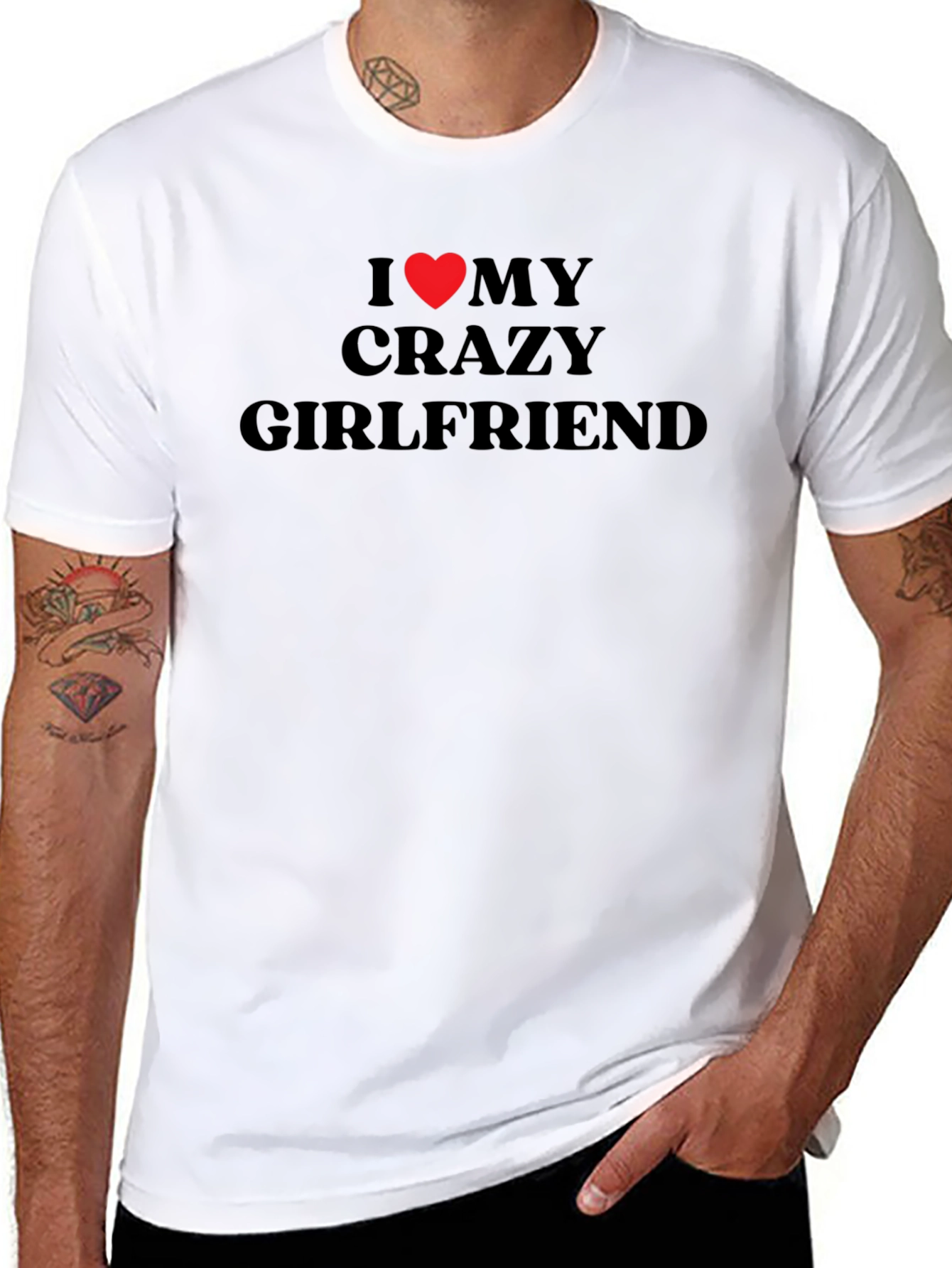 I Heart My Crazy Girlfriend T-Shirt
