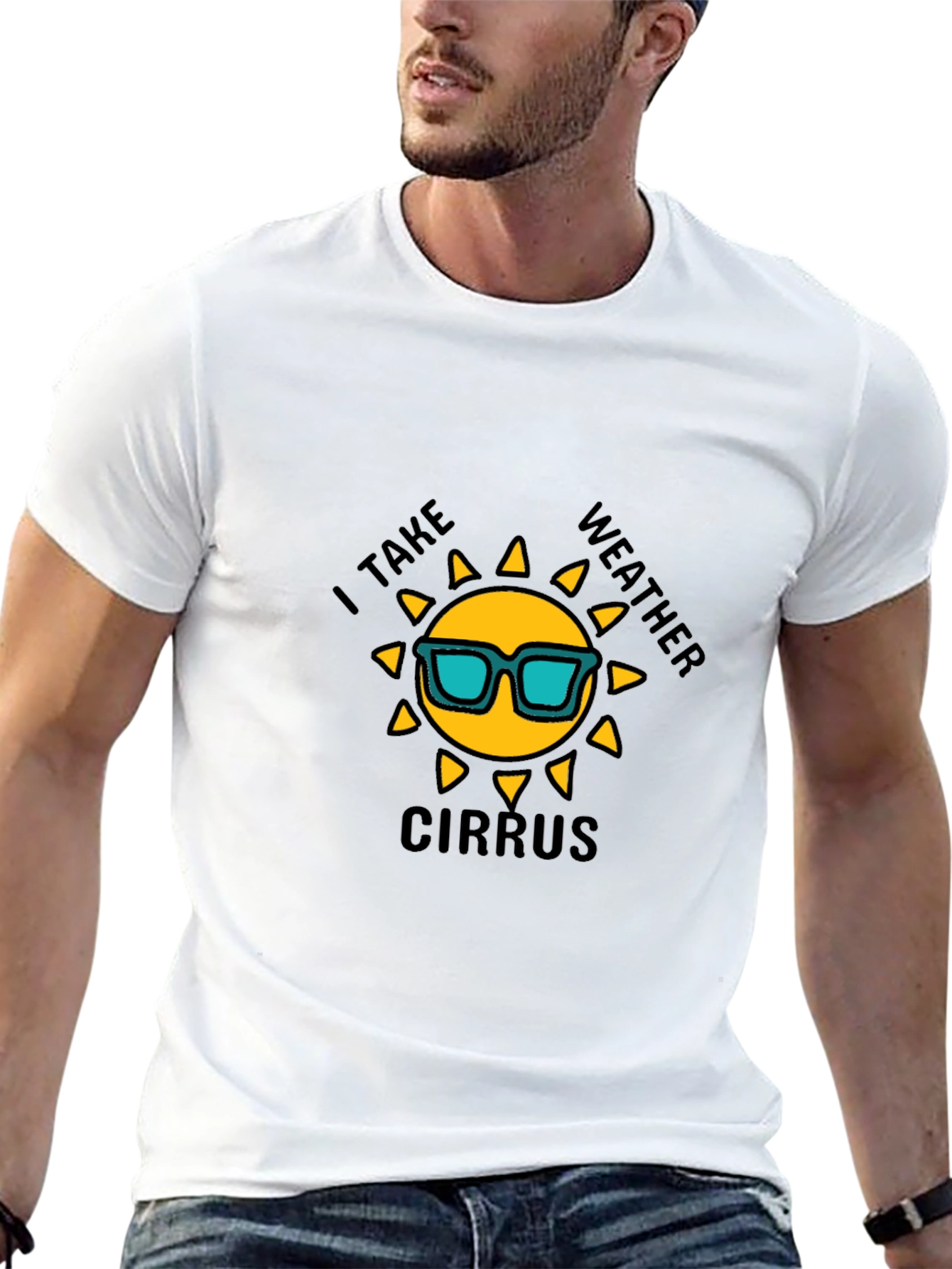 I Take Weather Cirrus T-Shirt - Sunny Day Fun