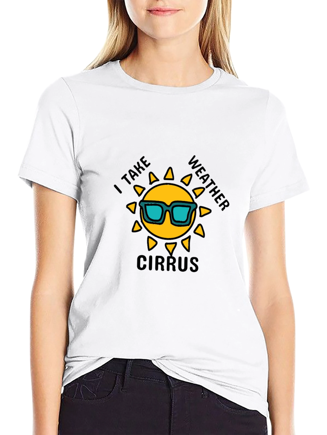 I Take Weather Cirrus T-Shirt - Sunny Day Fun