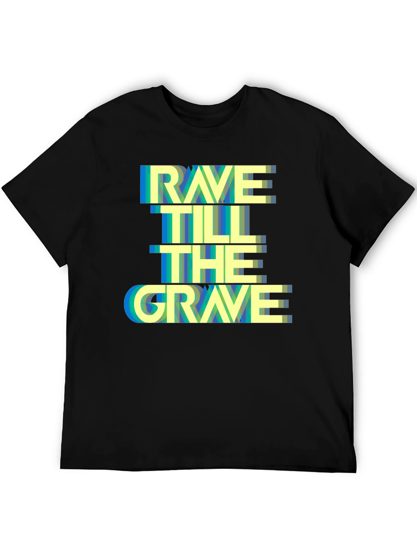 Rave Till The Grave Graphic Tee