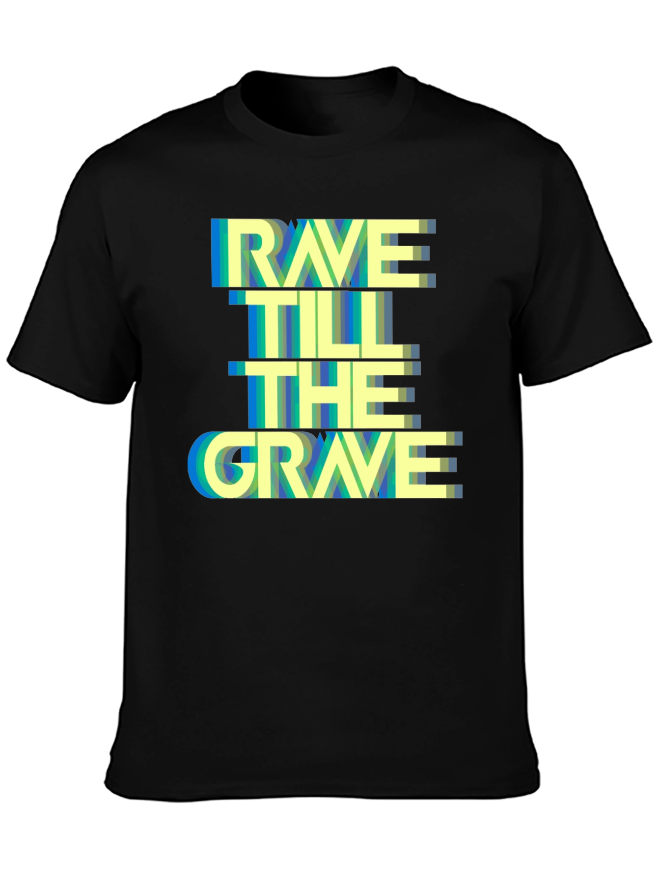 Rave Till The Grave Graphic Tee