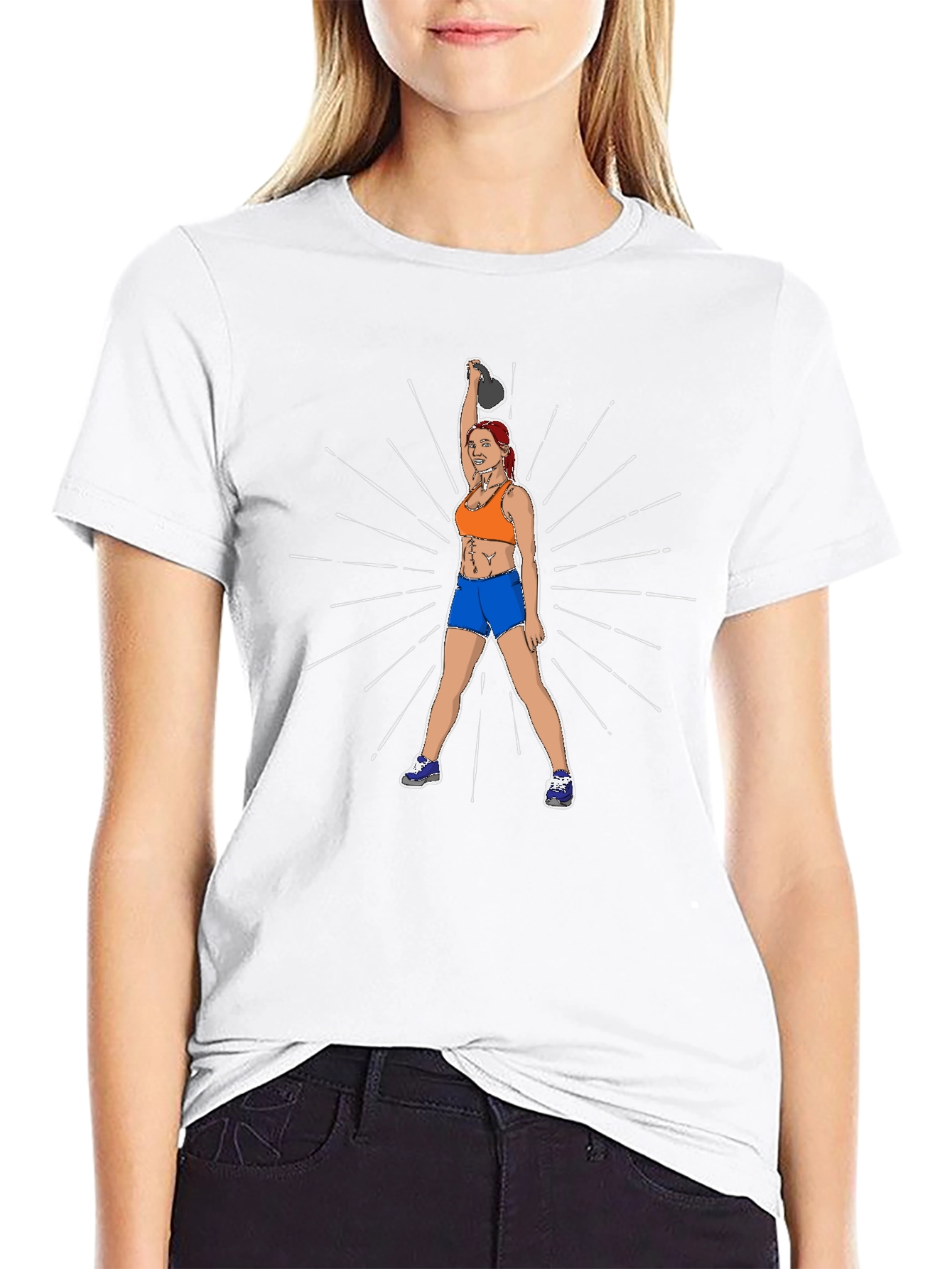 Kettlebell Workout T-Shirt for Fitness Lovers