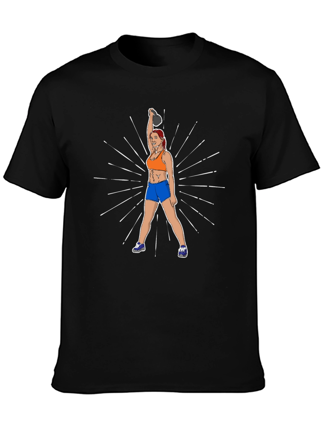 Kettlebell Workout T-Shirt for Fitness Lovers