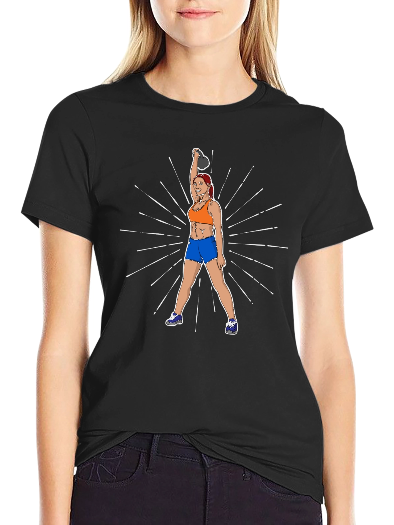 Kettlebell Workout T-Shirt for Fitness Lovers