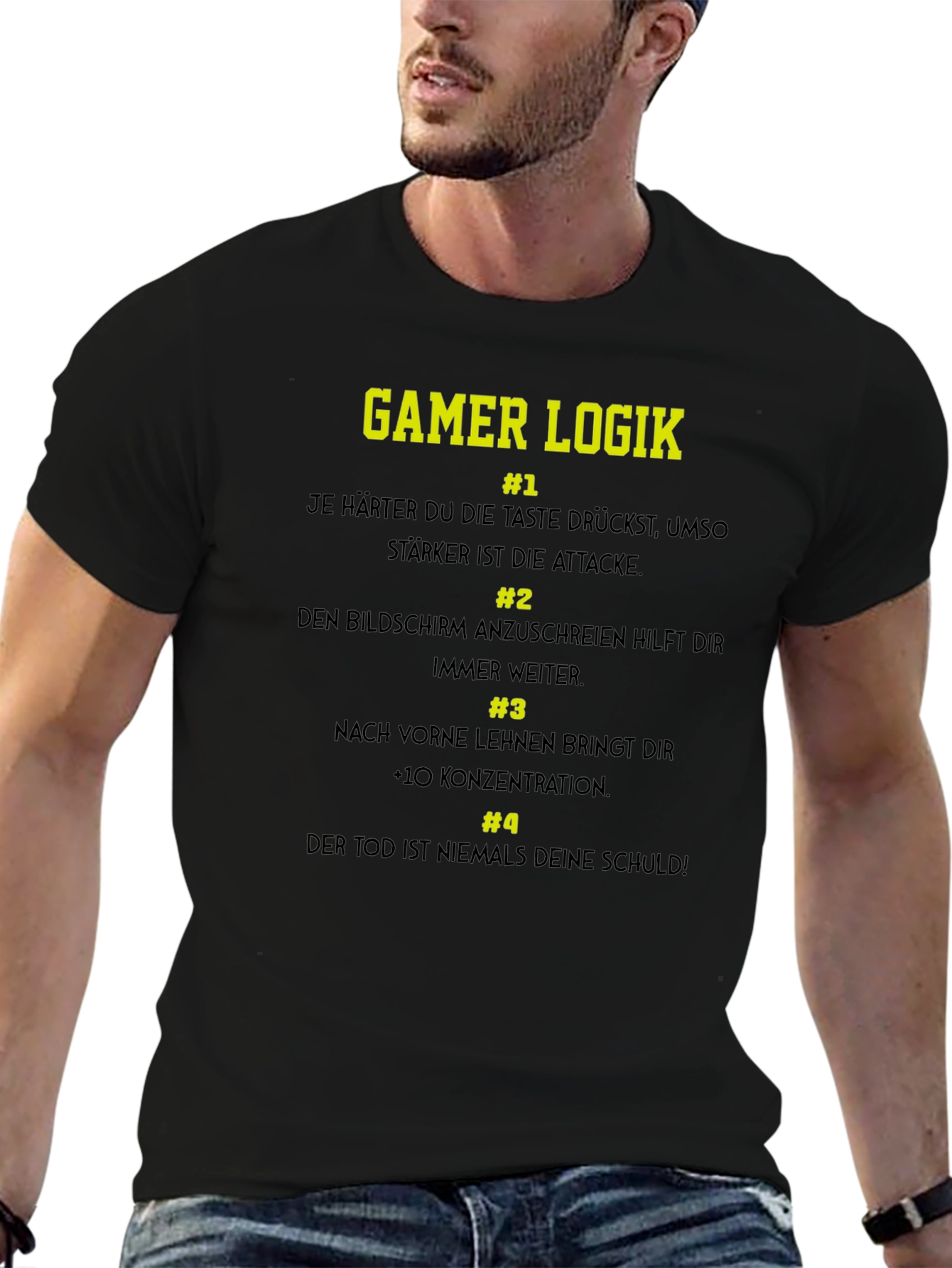 Gamer Logik T-Shirt - Funny Gaming Tee