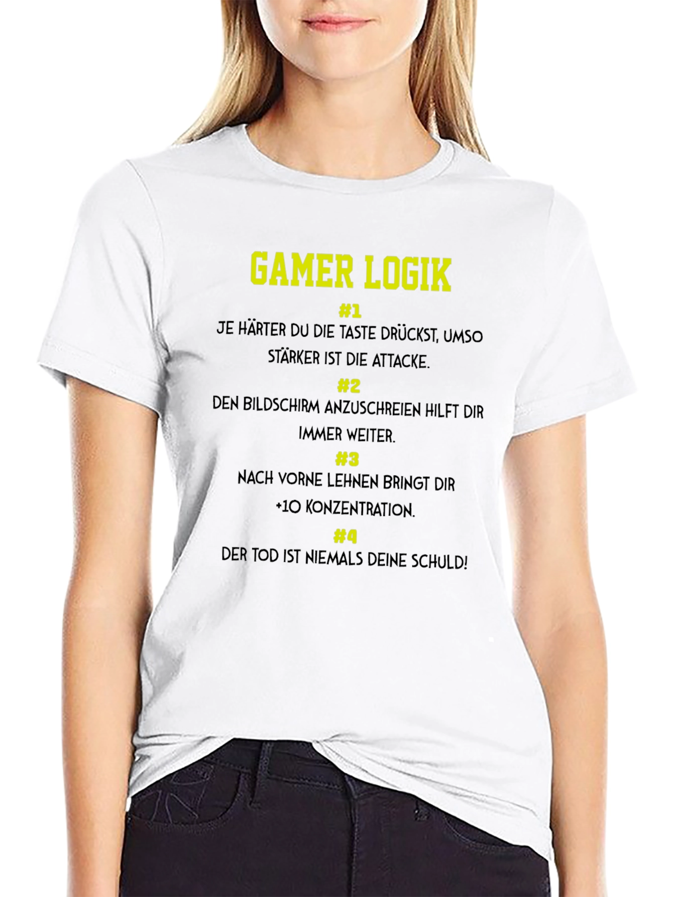Gamer Logik T-Shirt - Funny Gaming Tee