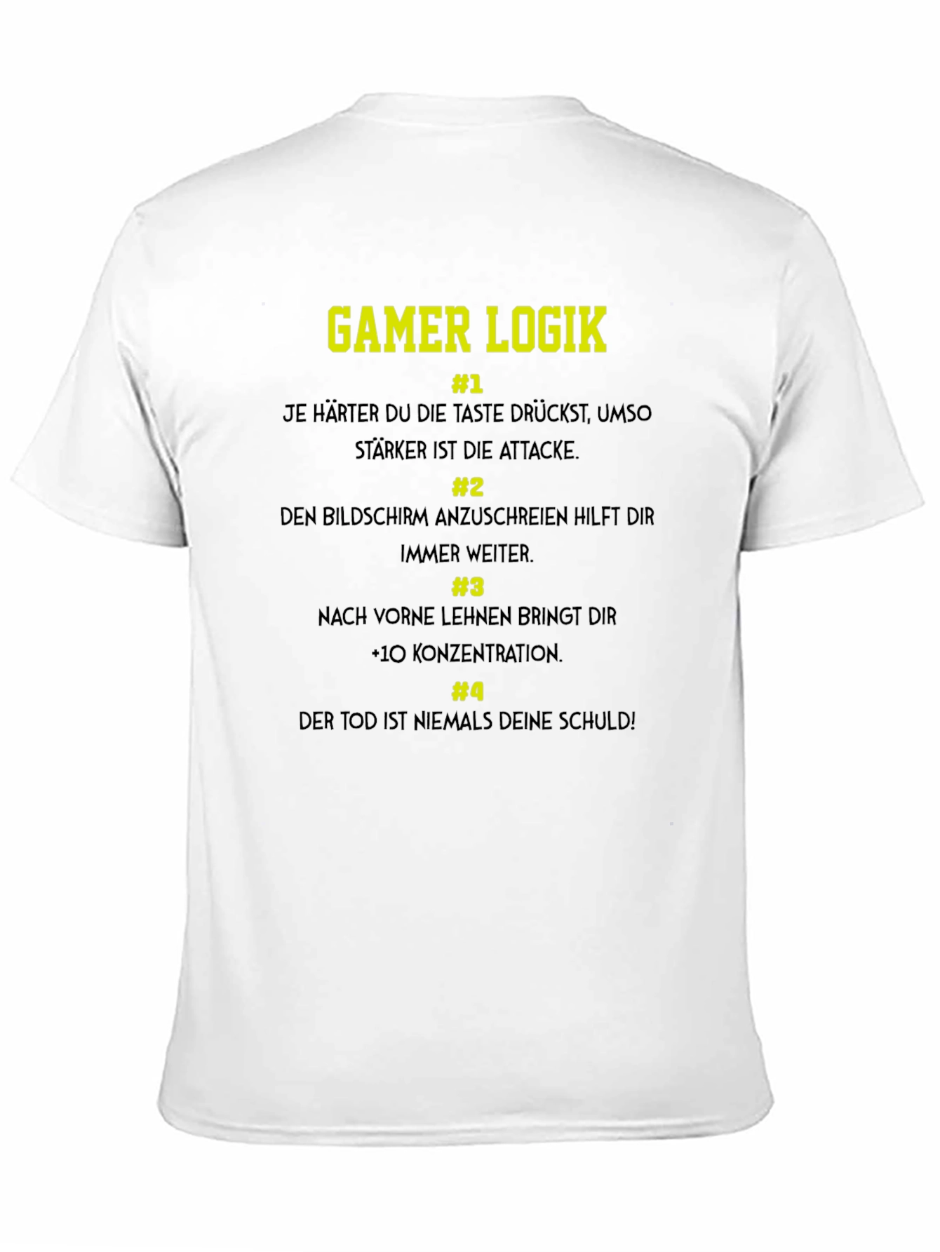 Gamer Logik T-Shirt - Funny Gaming Tee
