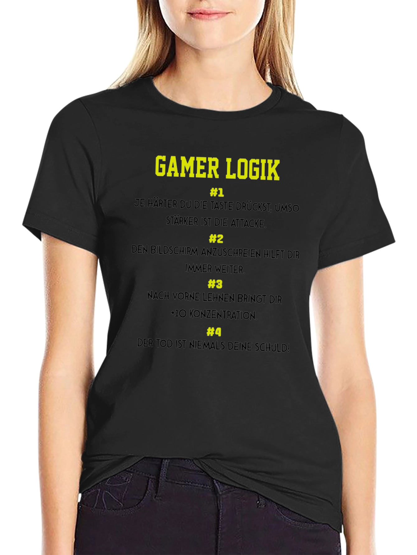 Gamer Logik T-Shirt - Funny Gaming Tee