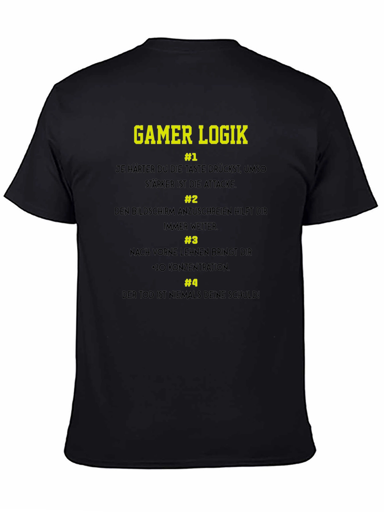 Gamer Logik T-Shirt - Funny Gaming Tee