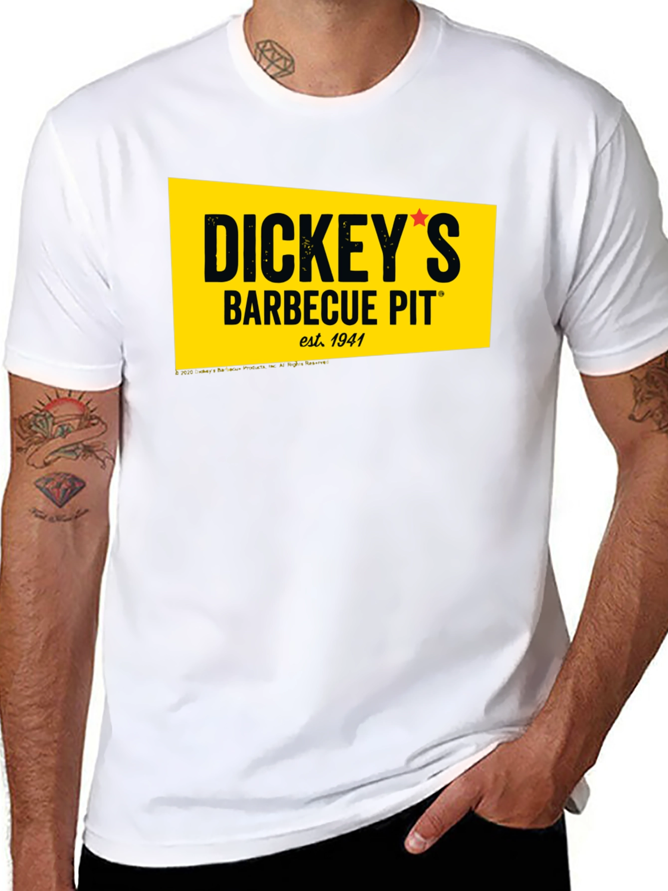 Dickeys Barbecue Pit Black T-Shirt