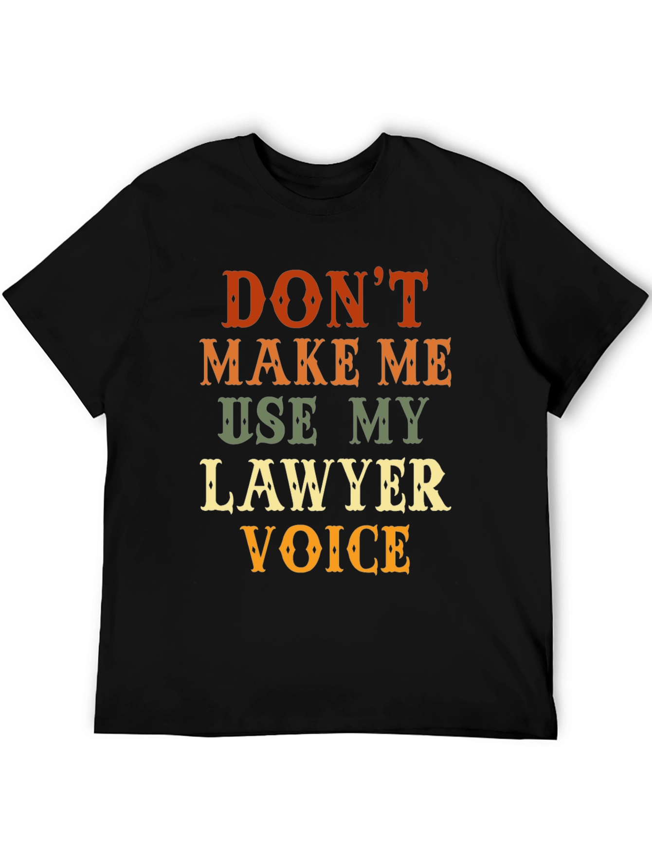 Lawyer Voice Novelty Graphic T-Shirt