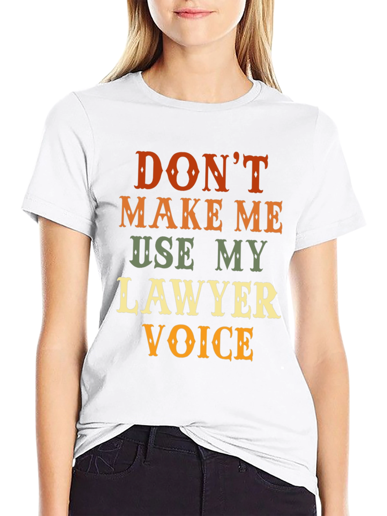 Lawyer Voice Novelty Graphic T-Shirt